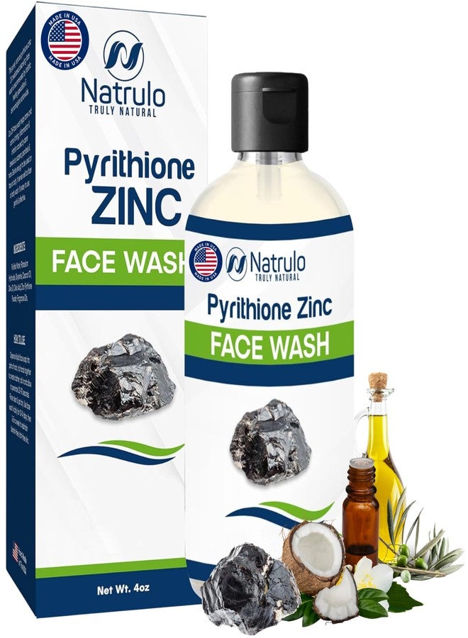 Natrulo Zinc Soap with Zinc Pyrithione | Gentle All-Natural Face & Body Wash | Daily Cleansing Formula for Oily, Sensitive & Blemish-Prone Skin | Exfoliating Wash with Aloe & Citrus | Made in USA - Image 1